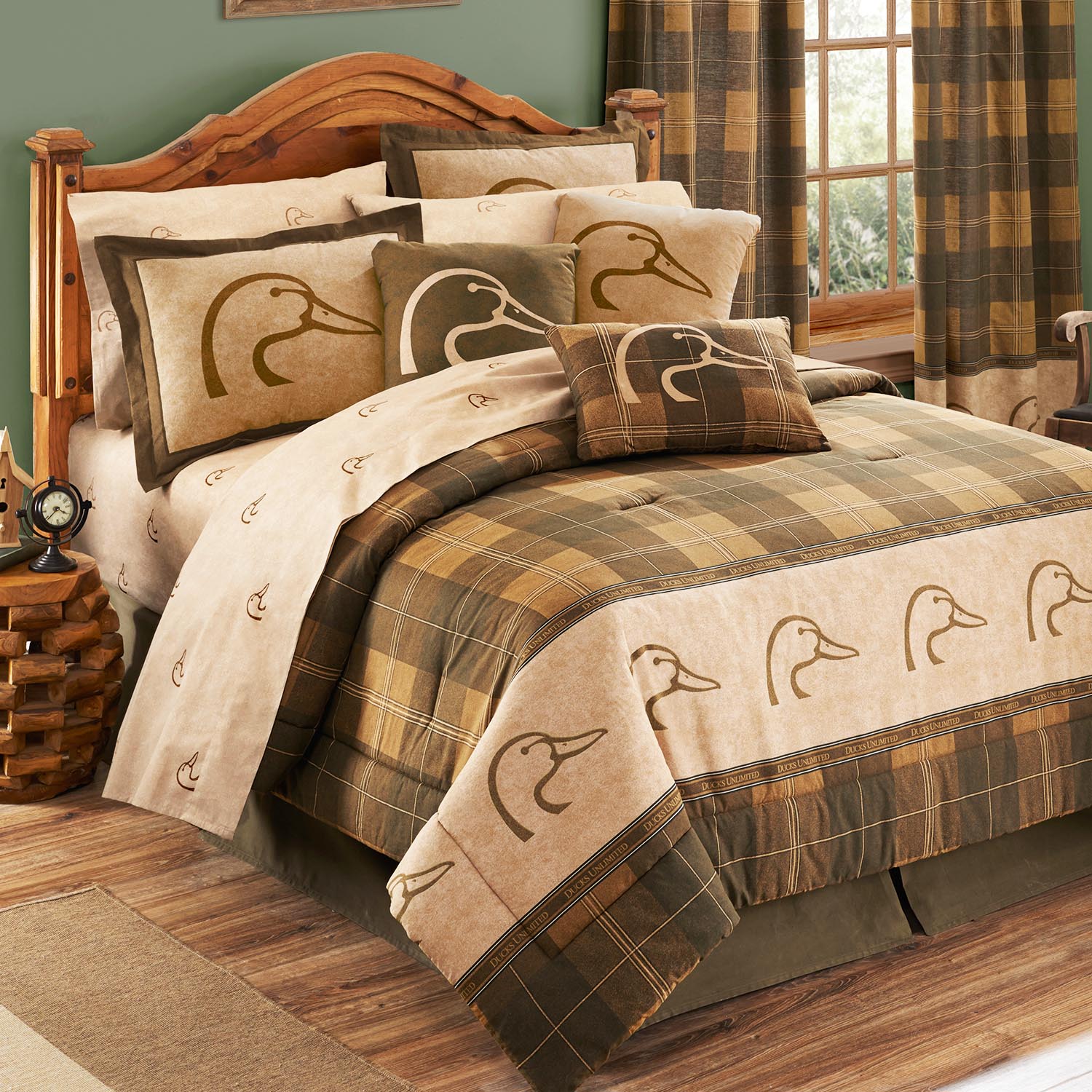 Ducks Unlimited® Plaid Comforter Sets Kimlor Mills – Rustic Bedding | Rustic Bedding Blog
